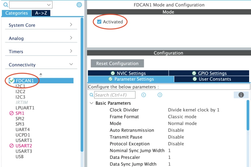 fdcan config window